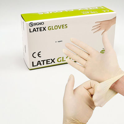 gant en poudre stérile d'examen de latex de main de sécurité de gants chirurgicaux du latex 6ml