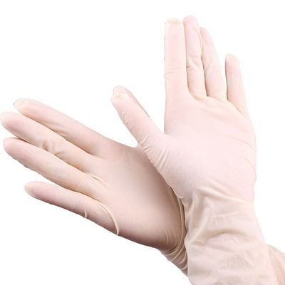 Gant patient médical non stérile en poudre fait sur commande d'examen de gants de latex