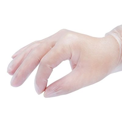 Gants en plastique d'examen de vinyle de PVC de gants coupe jetable de taille moyenne d'anti jetables