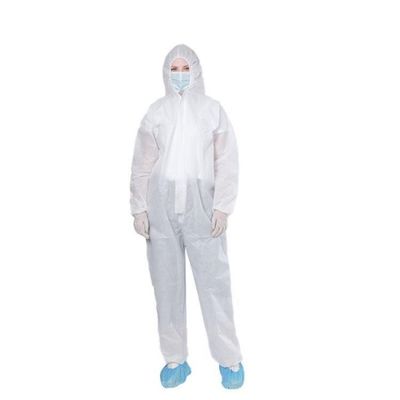 Costumes de chaudière protecteurs jetables non-tissés de combinaison de S-4XL sans couverture de pied