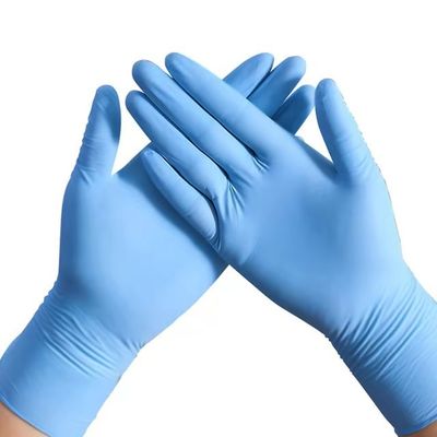 Les gants jetables médicaux de nitriles d'ISO13485 ISO14001 XL Xxl saupoudrent librement