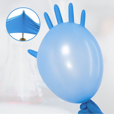 Gants jetables ambidextres de travail de nitriles de Signo moyennement grands