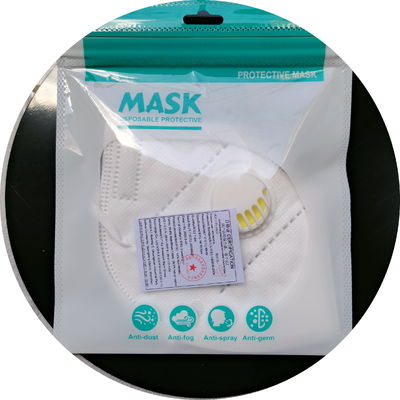 Masque protecteur protecteur jetable des adultes 5Ply KN95 avec la valve simple