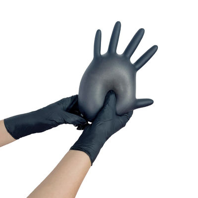 Polyvalence forte S résistance stérile d'alcali de gants à nitriles de XL