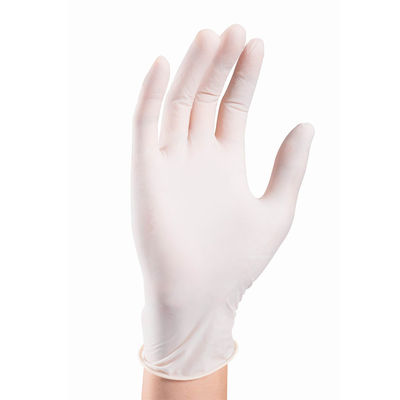 Milieu transparent de gants de latex de certification d'OIN 510K/de gants examen de latex