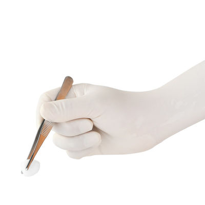Gants jetables de main d'examen médical du latex EN374 aucune fuite