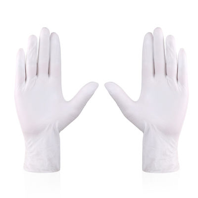 Gants adaptés aux besoins du client de latex de service de traiteur de nqa 1,5/gants jetables en poudre