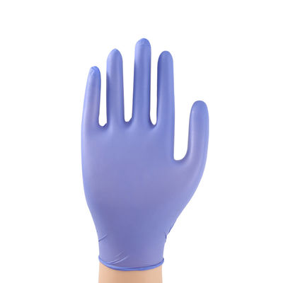 Les nitriles pourpres de vinyle d'ODM d'OEM mélangent des gants pour le traitement des denrées alimentaires des produits alimentaires
