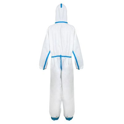 Hôpital costume jetable antistatique non tissé jetable de PPE de combinaison de 50 GM/M