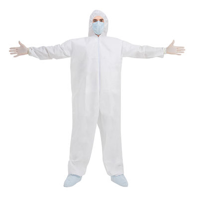 Humidité à capuchon non tissée de costume de combinaison de combinaison jetable d'EN1186 FDA perméable