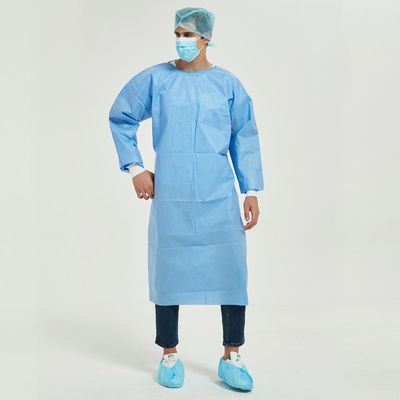 Non médical tricoté gifle le PE 35g les robes que jetables d'isolement nivellent 1