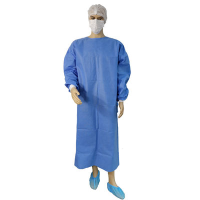 Robe chirurgicale non tissée jetable 35gsm d'approbation de FDA de la CE antistatique