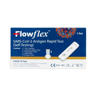 Essai rapide 5 Testkassette d'antigène d'Acon Flowflex Cov 2 d'essai d'antigène nasal de spécimen