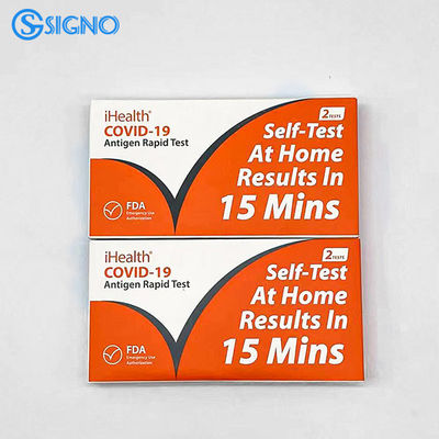 IHealth Clear 19 Rapid Self Test Nasal Swab FDA Kits à domicile