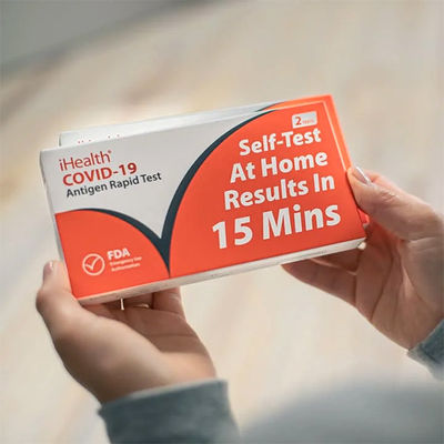 IHealth Clear 19 Rapid Self Test Nasal Swab FDA Kits à domicile