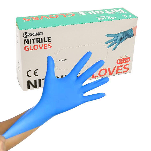 Gants stériles chirurgicaux de nitriles aucun latex aucun gants stériles jetables de poudre
