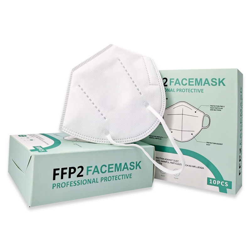 Masque protecteur protecteur jetable personnel de l'approbation FFP2 de la CE de protection 5Plys