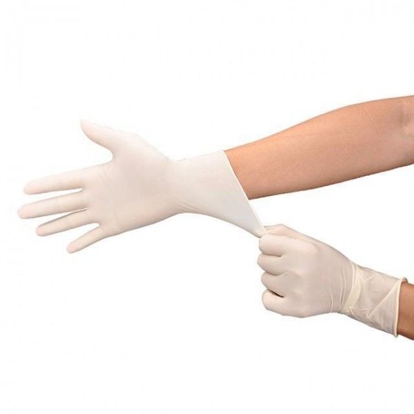 Gants médicaux jetables libres de latex de poudre de 12X24CM avec toute la certification
