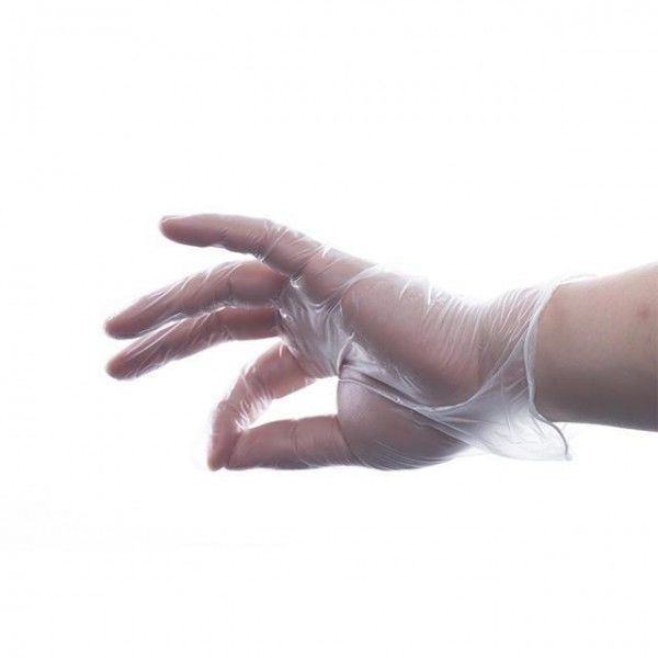 Le vinyle les gants que jetables saupoudrent le PVC libre a pointillé les gants supérieurs de PVC d'examen