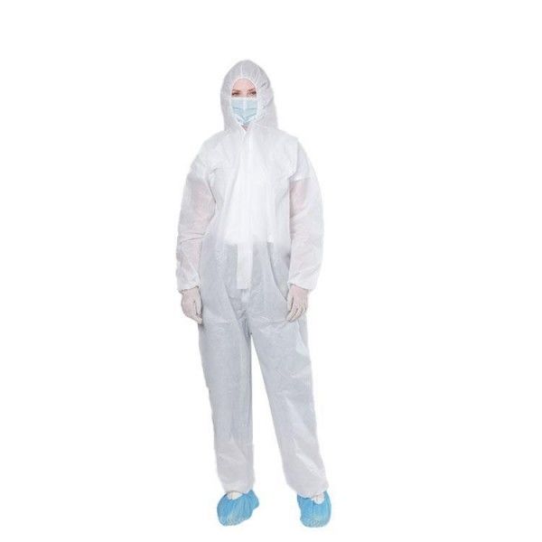 Costumes de chaudière protecteurs jetables non-tissés de combinaison de S-4XL sans couverture de pied