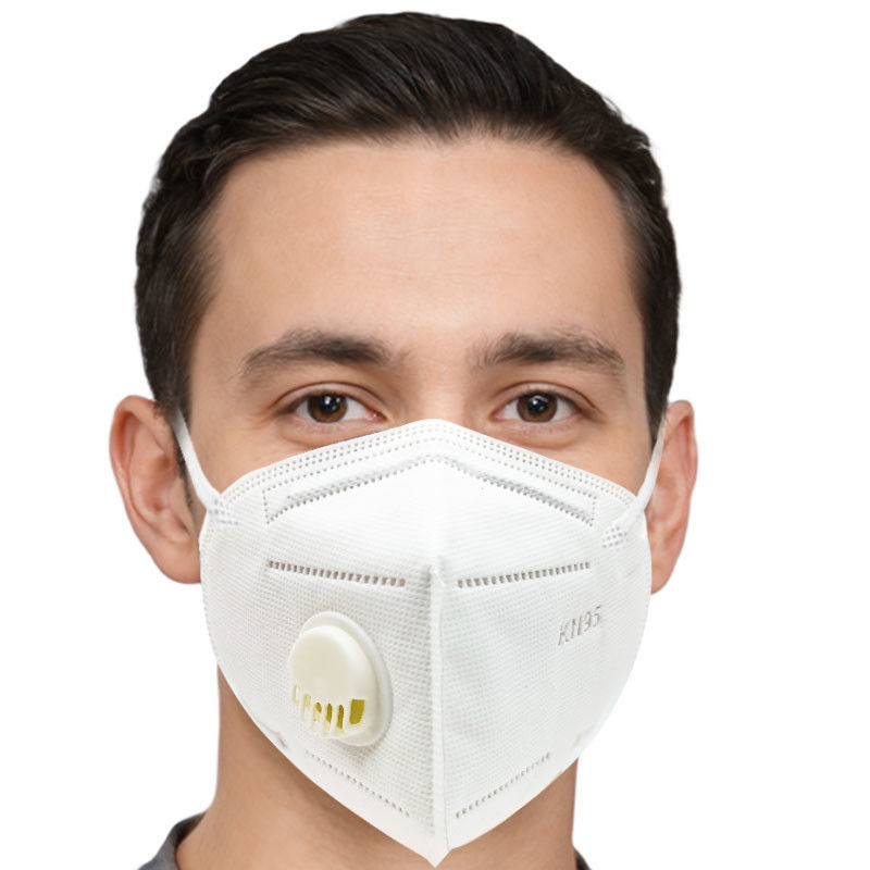 Masque protecteur protecteur jetable des adultes 5Ply KN95 avec la valve simple