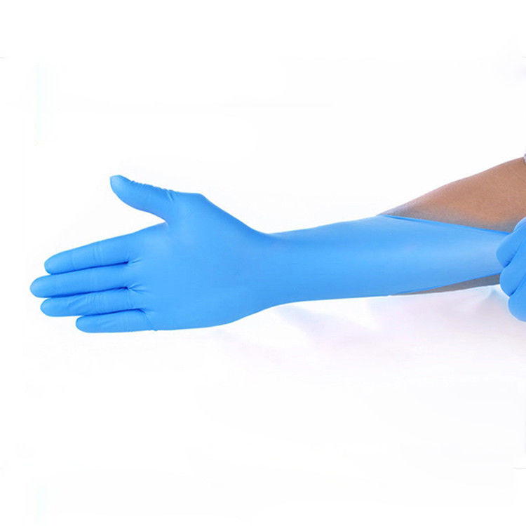 La piqûre rendent 15 Mil Disposable Nitrile Gloves Powder résistants libre