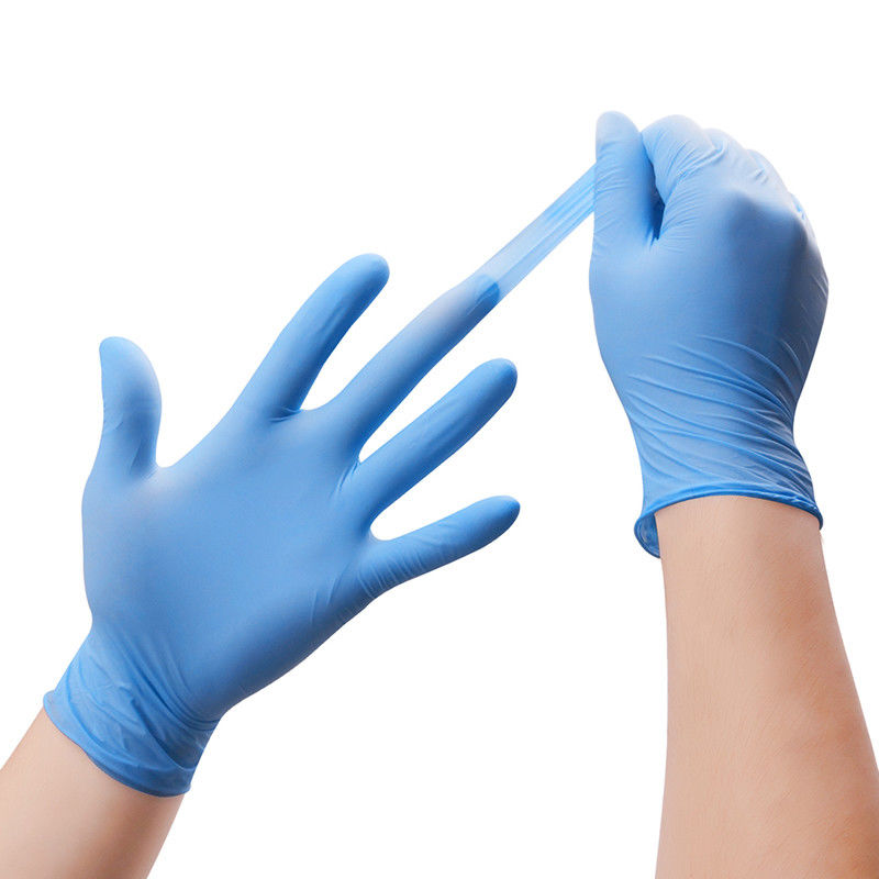 EN455 ambidextres saupoudrent les gants libres de nitriles grands pour la protection de mains