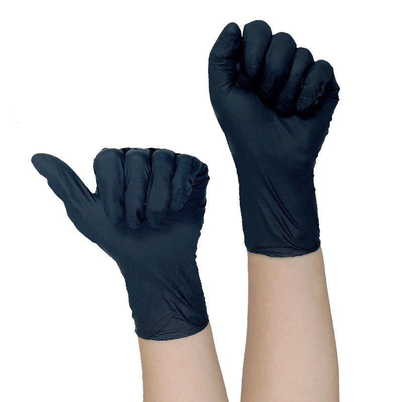 Polyvalence forte S résistance stérile d'alcali de gants à nitriles de XL