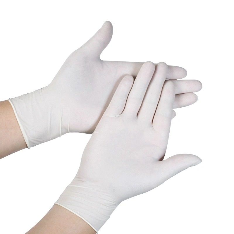 Anti grands gants en poudre de latex du glissement 510K pour le nettoyage de salle de bains
