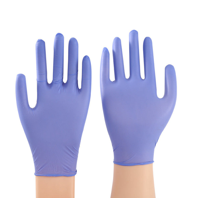 Les nitriles pourpres de vinyle d'ODM d'OEM mélangent des gants pour le traitement des denrées alimentaires des produits alimentaires