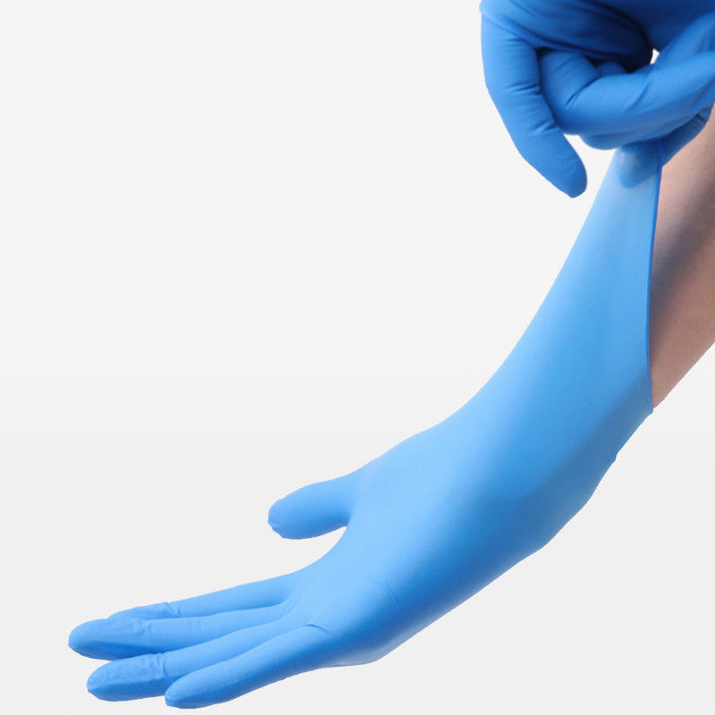 S à certification des gants ISO9001 de mélange de nitriles de vinyle d'examen de XL