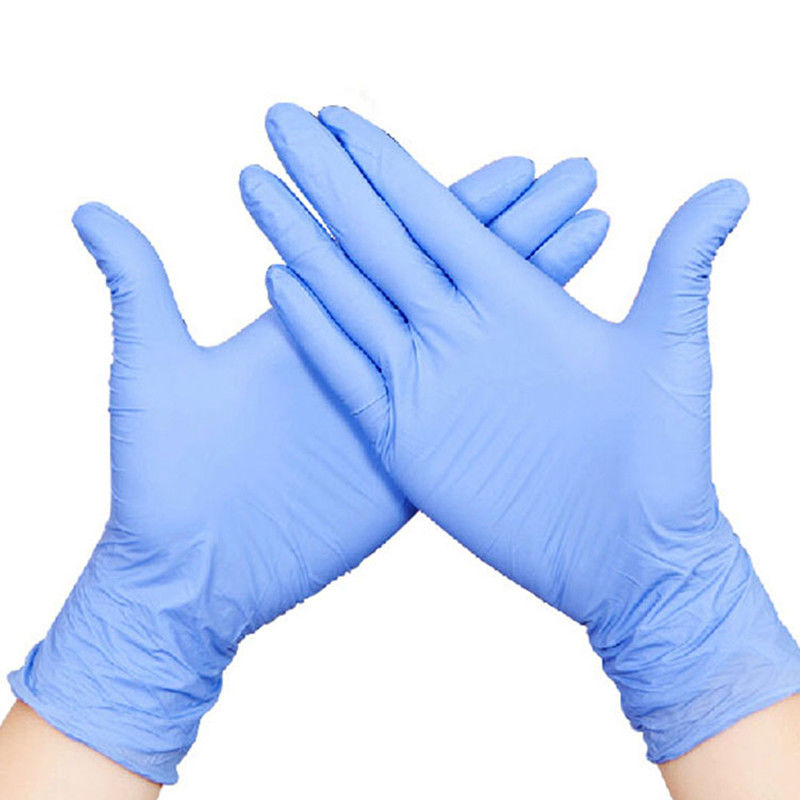 Résistance acide de gants de mélange de nitriles de vinyle de protection de main de SIGNO