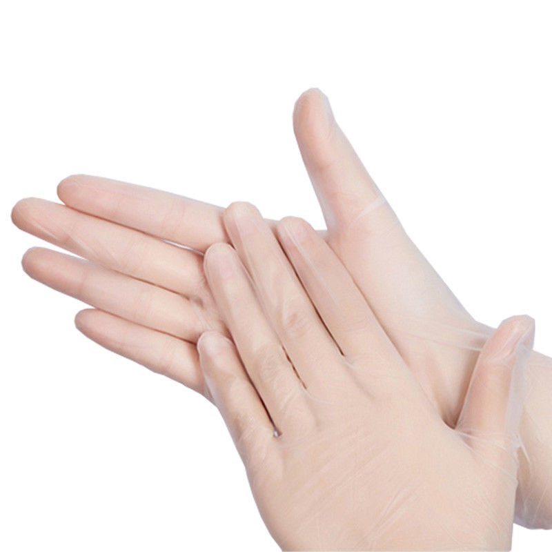 Gants jetables libres jetables de vinyle de PVC de DOP DEHP de gants d'examen de la classe I