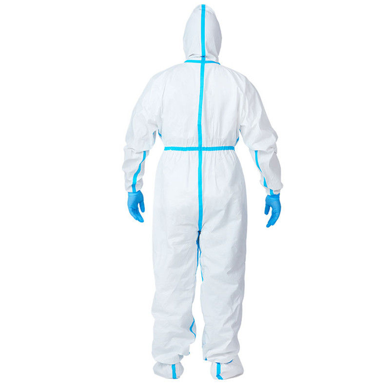 EN14126 contre la combinaison protectrice médicale d'habillement jetable de protection de sang