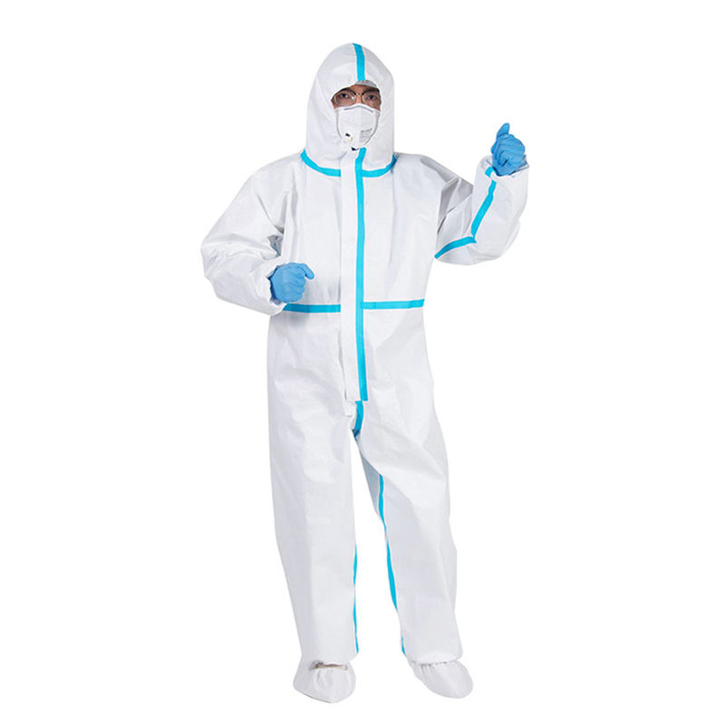 combinaisons jetables non-tissées de PPE de groupe de signo/costume jetable de sécurité
