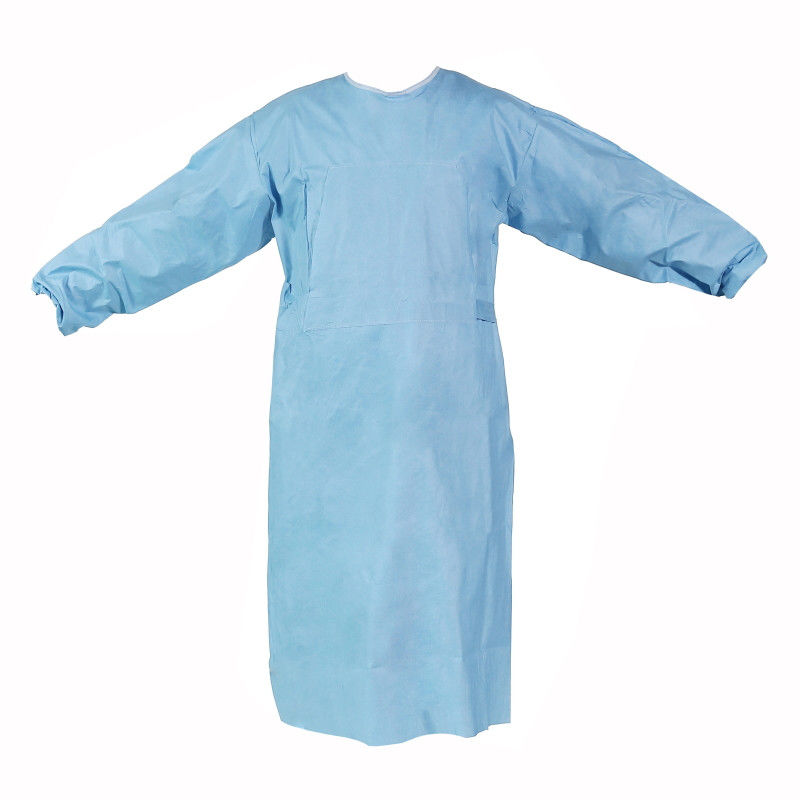 Habillement médical stérile de protection de robe chirurgicale des anti virus EN1186 non tissé