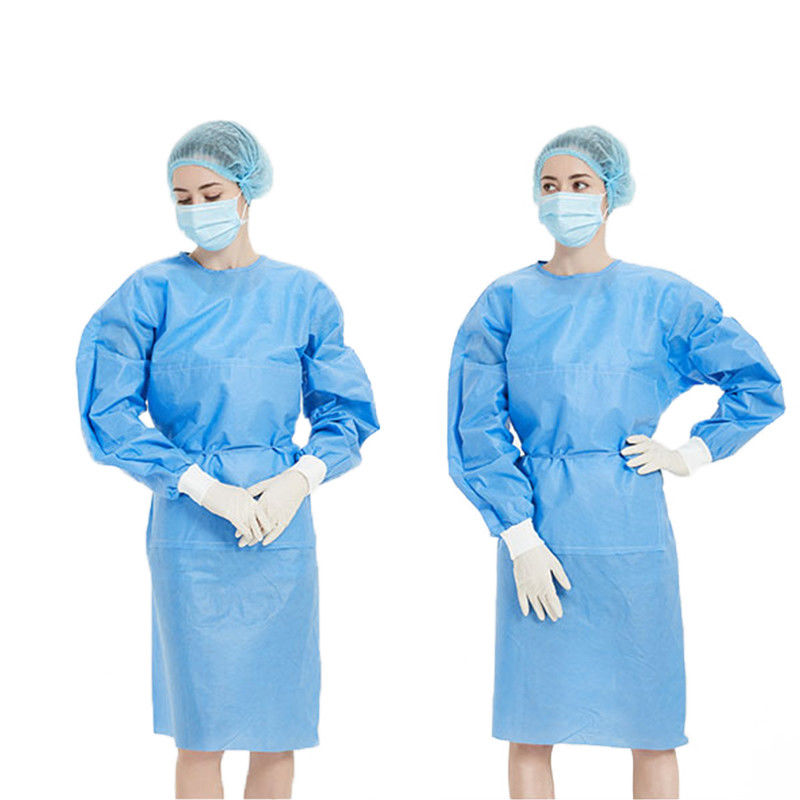 Robe chirurgicale patiente de la robe de chirurgie de la résistance à l'eau EN1186/s XXL