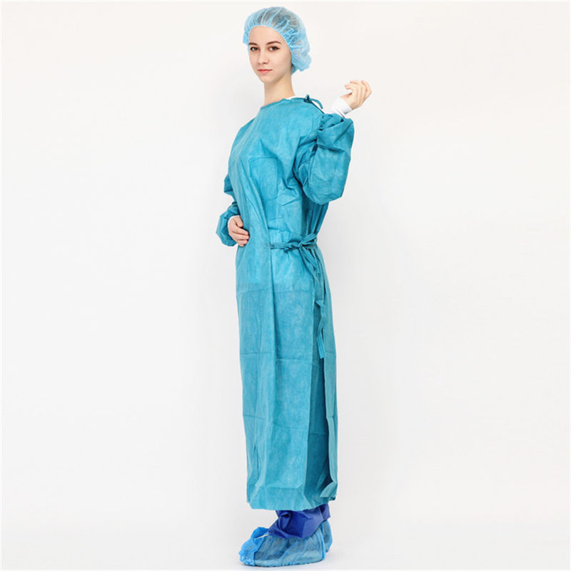 Les robes jetables durables de chirurgie de S-2XL chirurgicales frottent la robe pour des salles d'opération