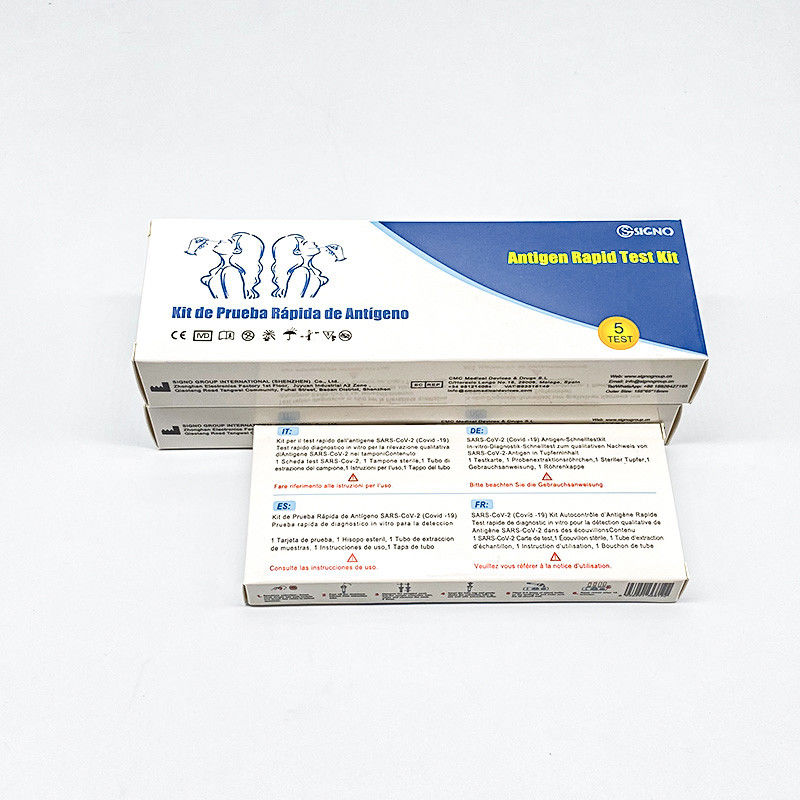 Méthode de vérification chimique minute du kit 15 d'autotest rapides à la maison d'antigène d'utilisation
